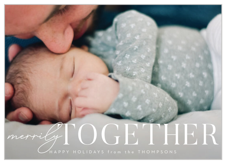 Send family and friends our Merrily Together Holiday Cards to start your festive season off right!