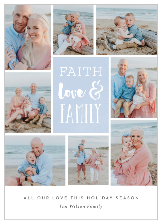 Spread cheery spirit to family and friends this season with our Family Photos Holiday Cards.