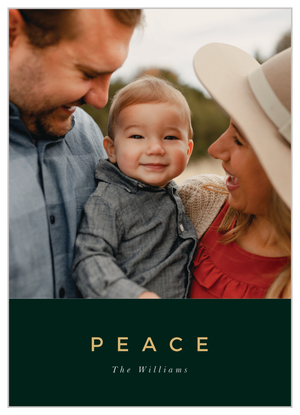 Modern Peace Holiday Cards