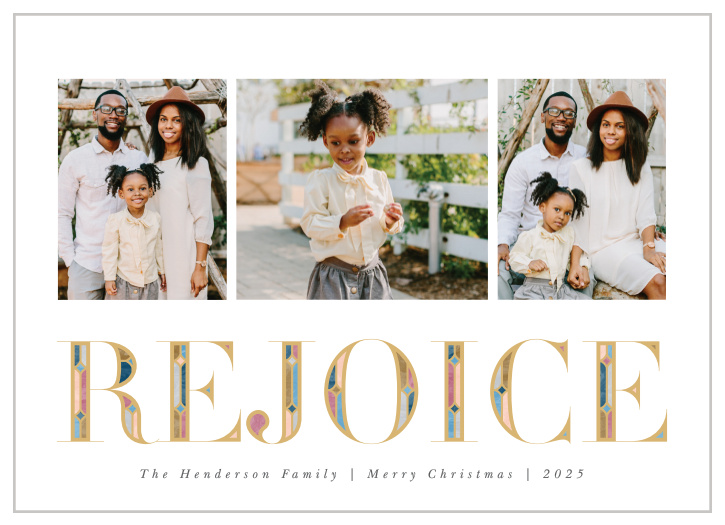 Start off the holidays right with our Stained Glasswork Christmas Cards.