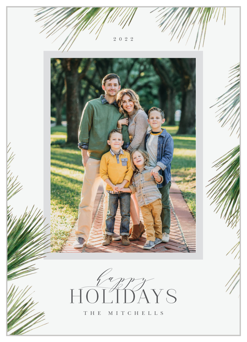 Soft Spruce Holiday Cards