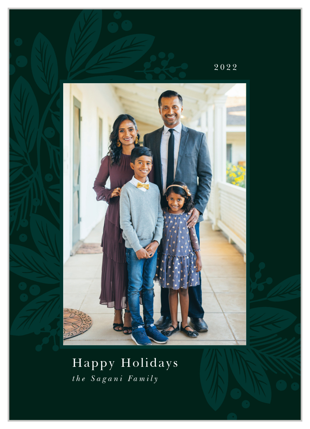 Garland Wrap Holiday Cards