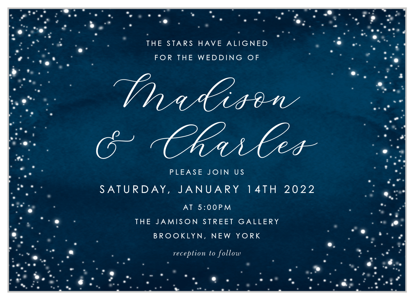 Stars Will Align Wedding Invitations
