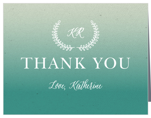 Thank all your supporters with our gorgeous Subtle Ombre Baby Shower Thank You Cards.