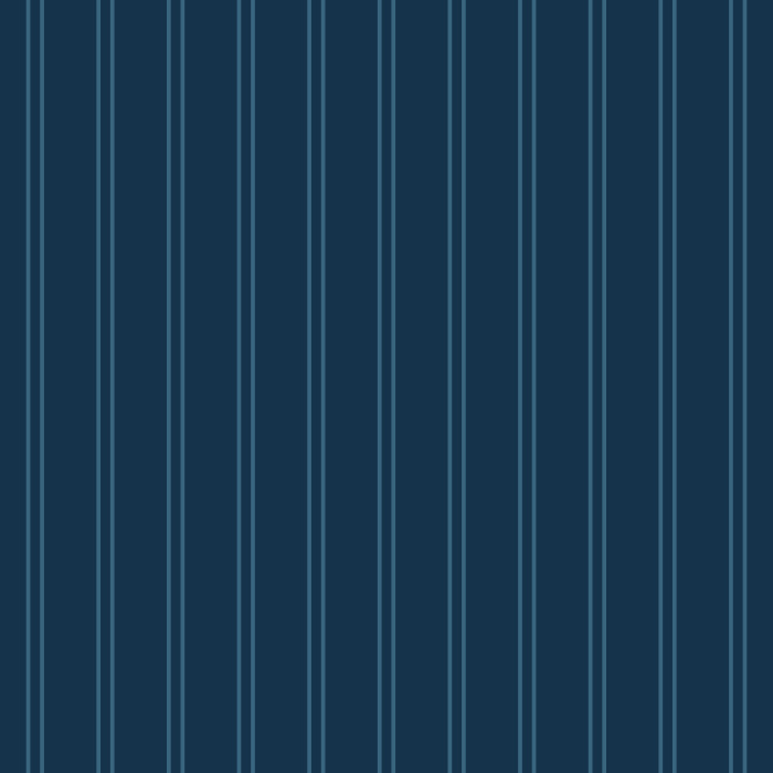 Instantly make any room appear larger with the dark blues of our Ascot Stripes Peel And Stick Removable Wallpaper!