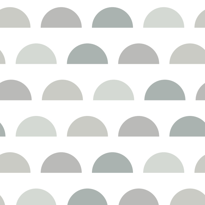 With just a few simple color changes, our Half Circles Blue Peel And Stick Removable Wallpaper can fit any room's theme - color or subject.