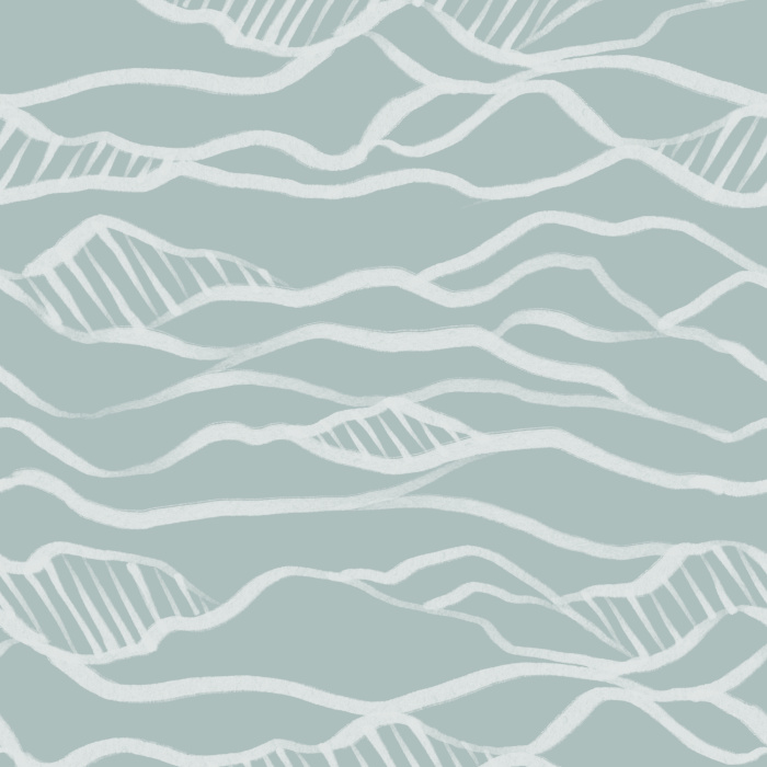 Bring the outdoors into your home with our Handmade Mountains Peel And Stick Removable Wallpaper!