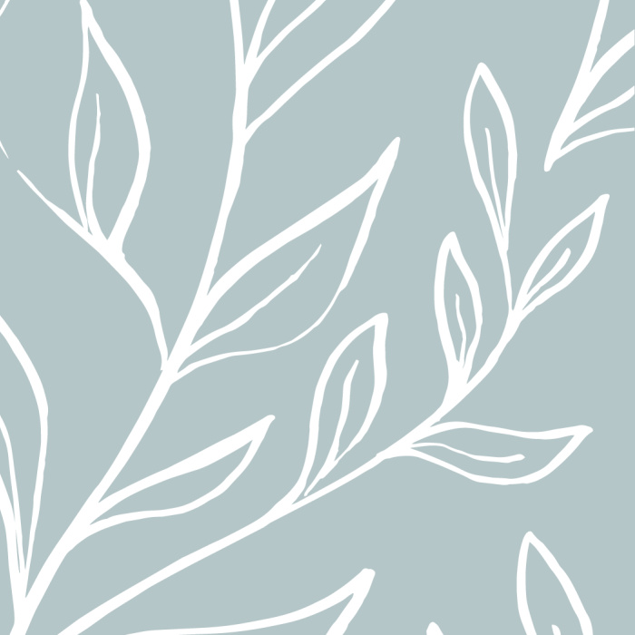Spice up any space with the warm yellow of our Inked Leaves Peel And Stick Removable Wallpaper!