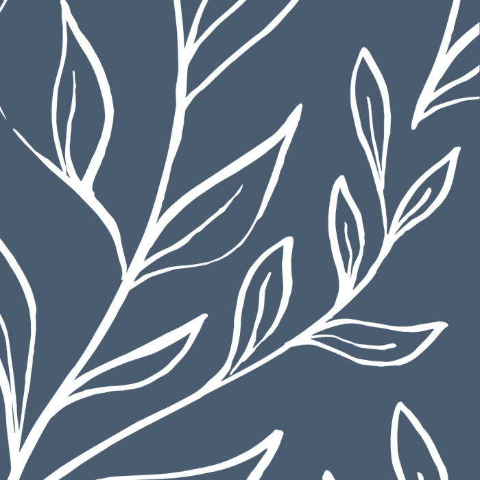Spice up any space with the warm yellow of our Inked Leaves Peel And Stick Removable Wallpaper!