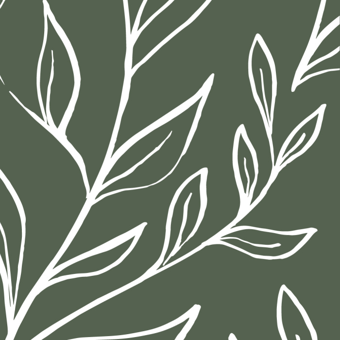 Spice up any space with the warm yellow of our Inked Leaves Peel And Stick Removable Wallpaper!
