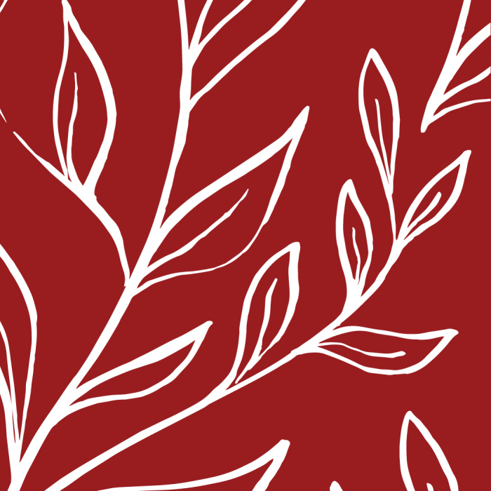 Spice up any space with the warm yellow of our Inked Leaves Peel And Stick Removable Wallpaper!