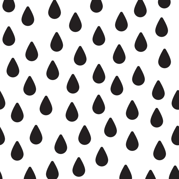 Bring instant calmness to your child's room with the blue and grey forecast of our Misty Raindrops Peel And Stick Removable Wallpaper!