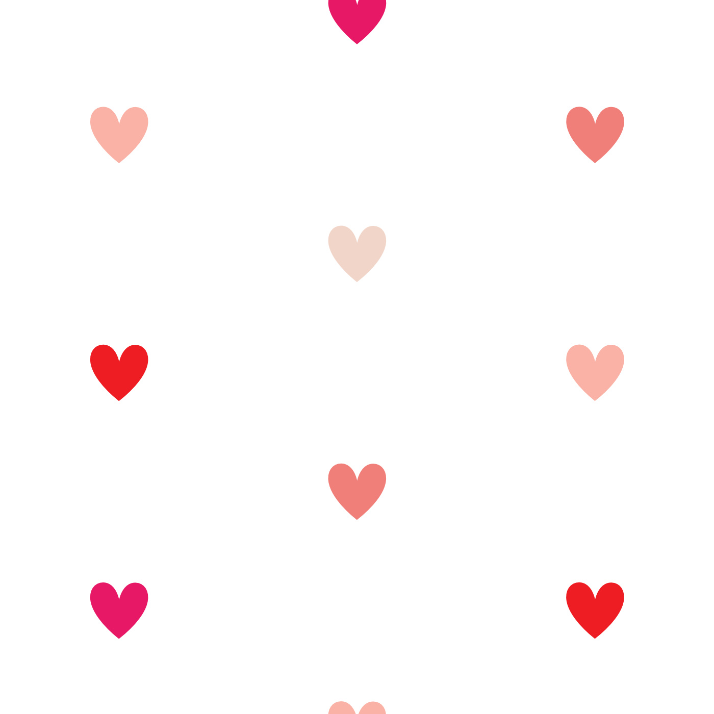 Multicolored Hearts Wallpaper
