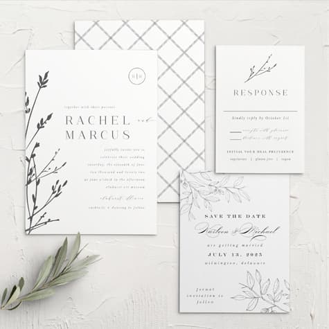 Sweet Grass Wedding Invitations