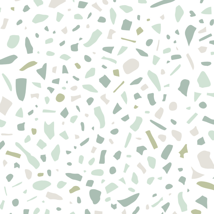Abstract, terrazzo, fiasco, Picasso - there's beauty in the chaos of the simple Playful Terrazzo Peel And Stick Removable Wallpaper.