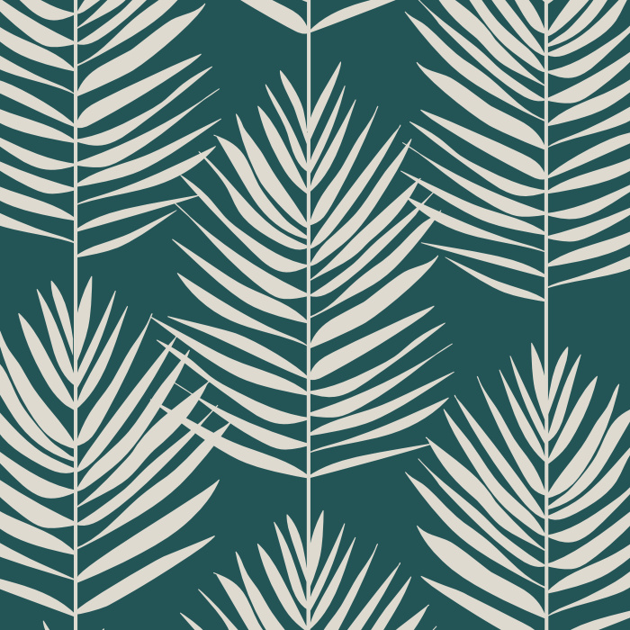 Stay in the comfort of your own home while bringing the feel of nature inside with our Pretty Palms Peel And Stick Removable Wallpaper.