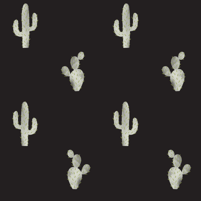 Our Cute Cactus Wallpaper is perfect for bringing the outdoors indoors! 