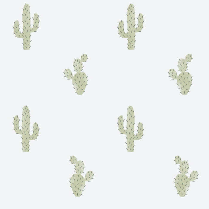 Our Cute Cactus Wallpaper is perfect for bringing the outdoors indoors! 