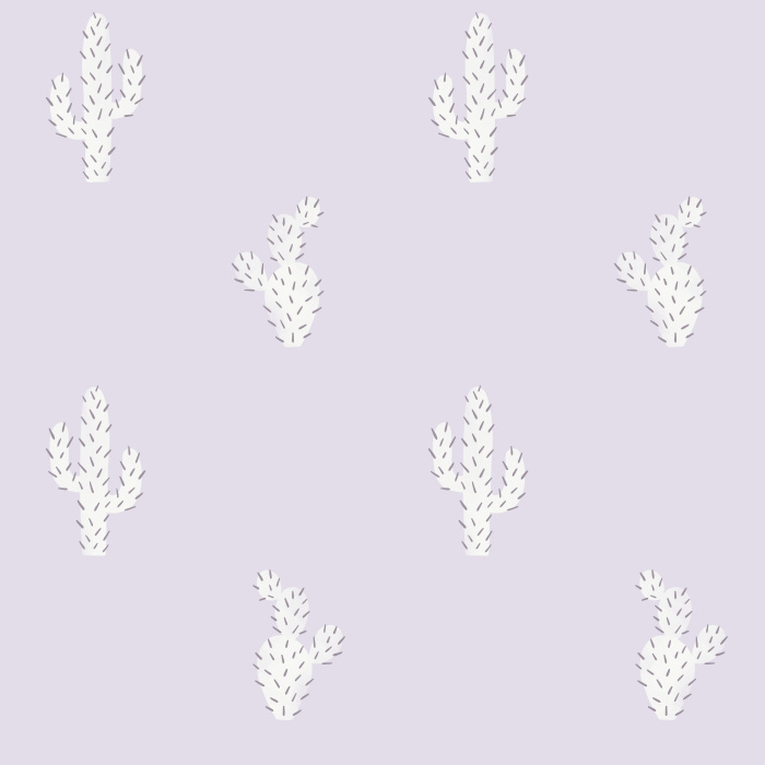 Our Cute Cactus Wallpaper is perfect for bringing the outdoors indoors! 