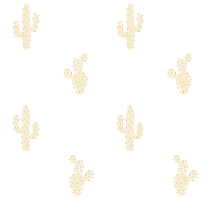 Our Cute Cactus Wallpaper is perfect for bringing the outdoors indoors!