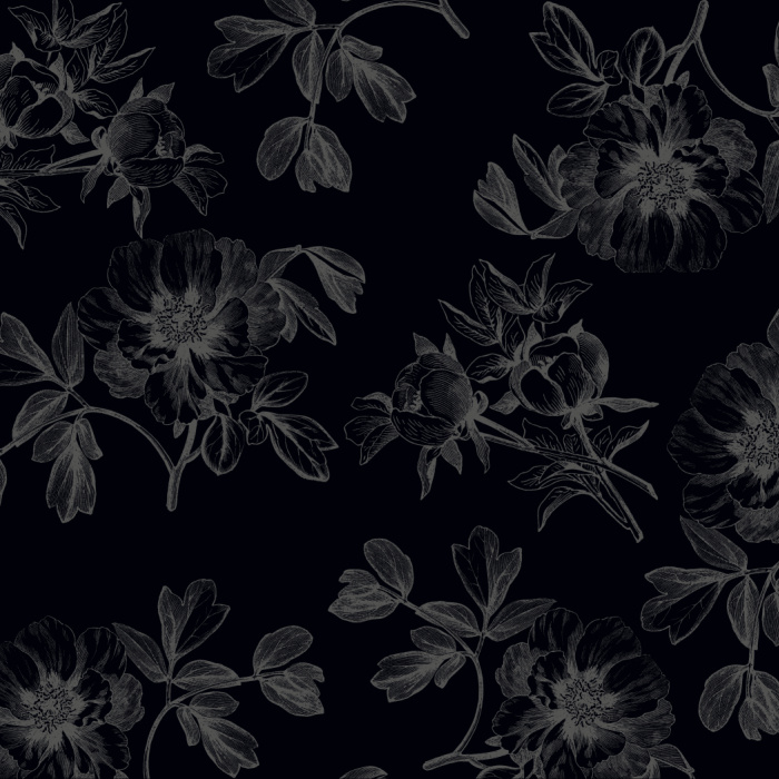 black wallpaper pattern