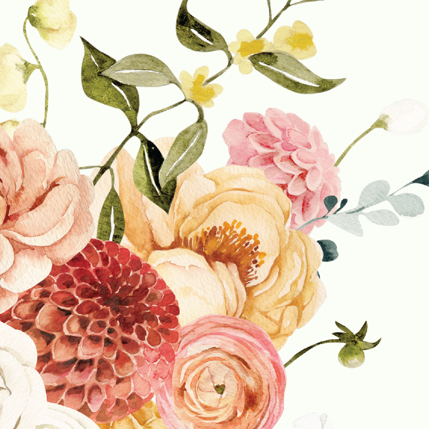 Vintage Flora Wallpaper