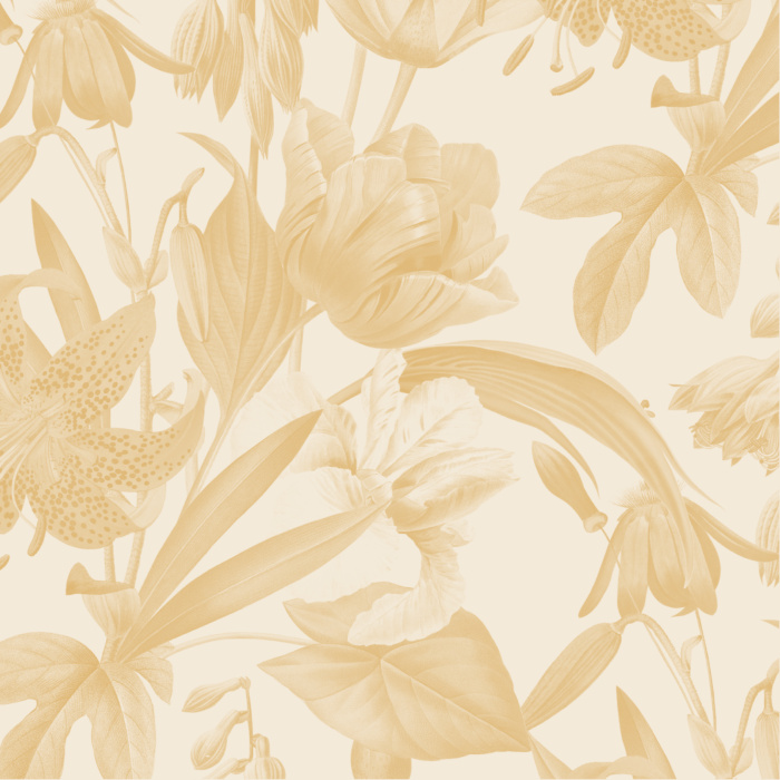 The classic design of our Flora Botanica Peel And Stick Removable Wallpaper features subtle, grey botanicals over a light background.