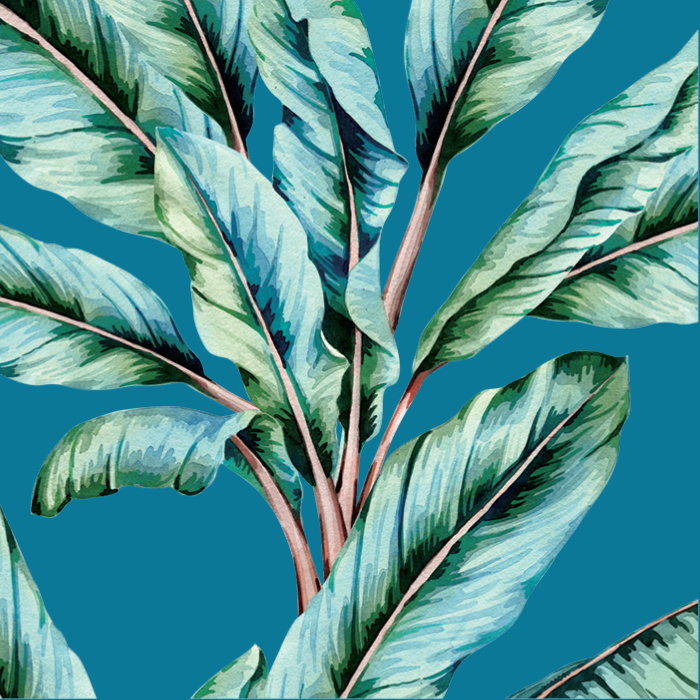 Transform your home into an oasis with our Lush Tropicana Peel And Stick Removable Wallpaper!