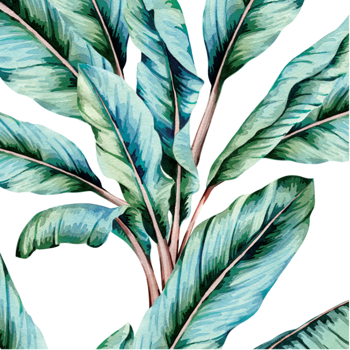 Transform your home into an oasis with our Lush Tropicana Peel And Stick Removable Wallpaper!