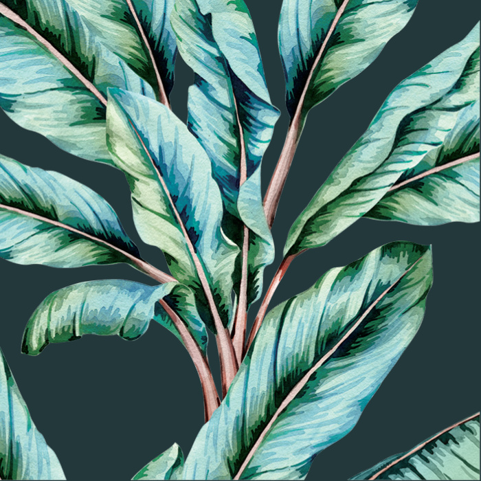 Transform your home into an oasis with our Lush Tropicana Peel And Stick Removable Wallpaper!