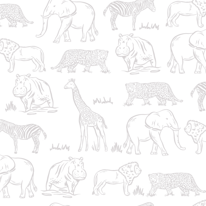 There's no adventure quite like one with wild animals, and you can give your child a safe experience of such with our On Safari Peel And Stick Removable Wallpaper!