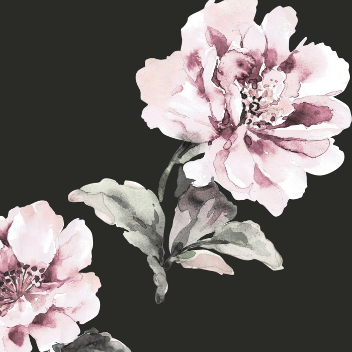 Add some floral charm to your favorite space, with our Amelia Blossoms Peel And Stick Removable Wallpaper!