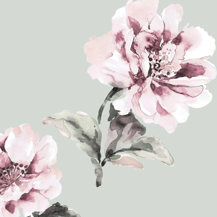 Add some floral charm to your favorite space, with our Amelia Blossoms Peel And Stick Removable Wallpaper!