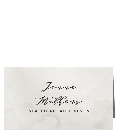 Family and friends will have no issue finding their seats for your reception with the help of our Passionate Forever Place Cards.