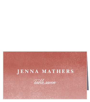 Family and friends will have no issue finding their seats with the help of our Happy Couple Place Cards.