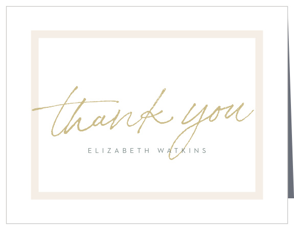 Send a word of gratitude to all your supporters in style with our Bright Cursive Graduation Thank You Cards. 