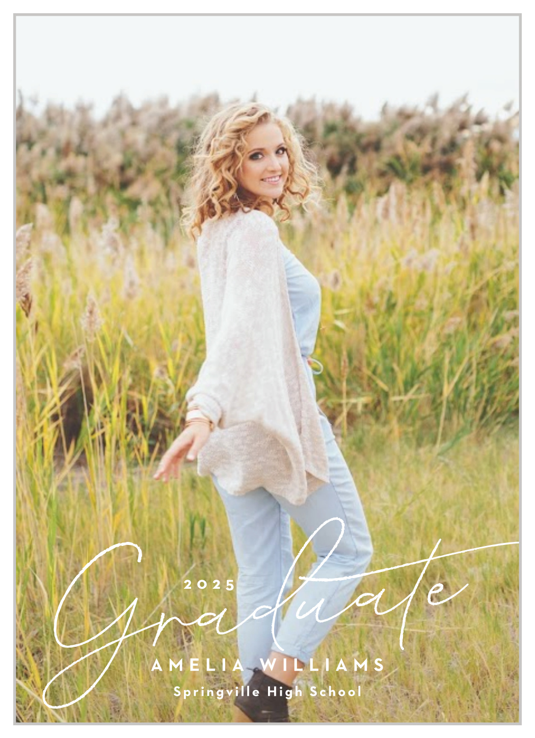 Script Grad Graduation Announcements