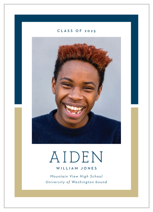 Let your loved ones know of your recent accomplishments with our Grad Pride Graduation Announcements!