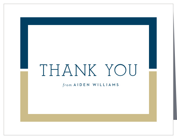 Thank your loved ones for their endless support, by sending them our Grad Pride Graduation Thank You Cards!