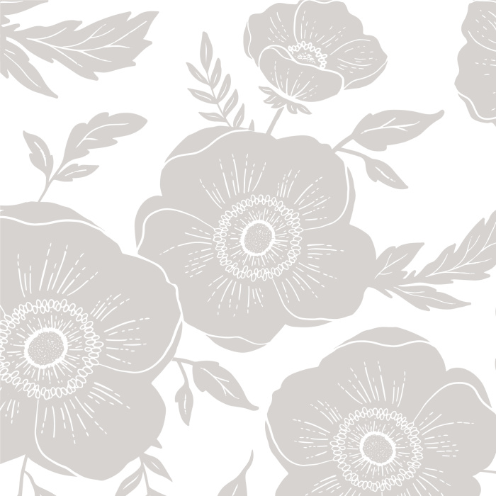Give your living space something fresh and chic with our Anemone Print Peel And Stick Removable Wallpaper.
