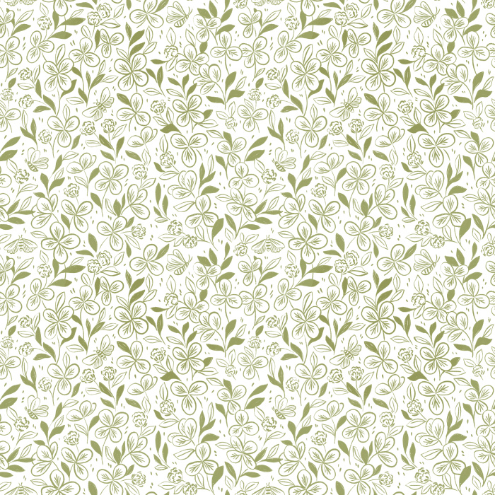 Transform any room in your home with our Lucky Clover Peel And Stick Removable Wallpaper! 