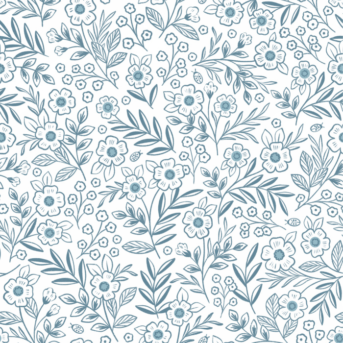 Design a soft, playful atmosphere with our Garden Flora Peel And Stick Removable Wallpaper.
