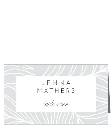 Have ease of mind that your guests are organized, by using our Bordered Fun Place Cards!