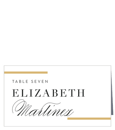 Organize your guests using our Classic Sophistication Place Cards!