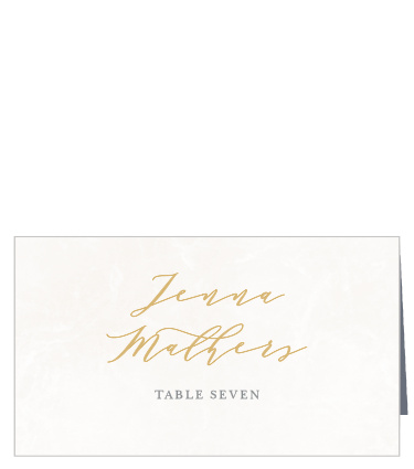 Our Pure Simple Lines Place Cards guide family and friends to their seats for your reception with ease. 
