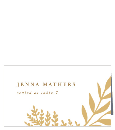 Organize your guests with our lovely Autumn Leaves Place Cards!
