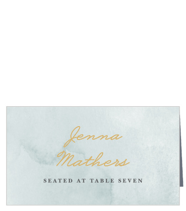 Our True Love Story Place Cards guide family and friends to their seats with ease.