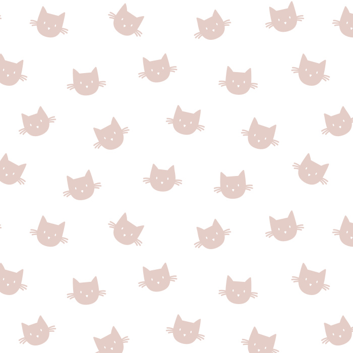 Add the purrfect touch to your child's room with our Kittie Dots Peel And Stick Removable Wallpaper.