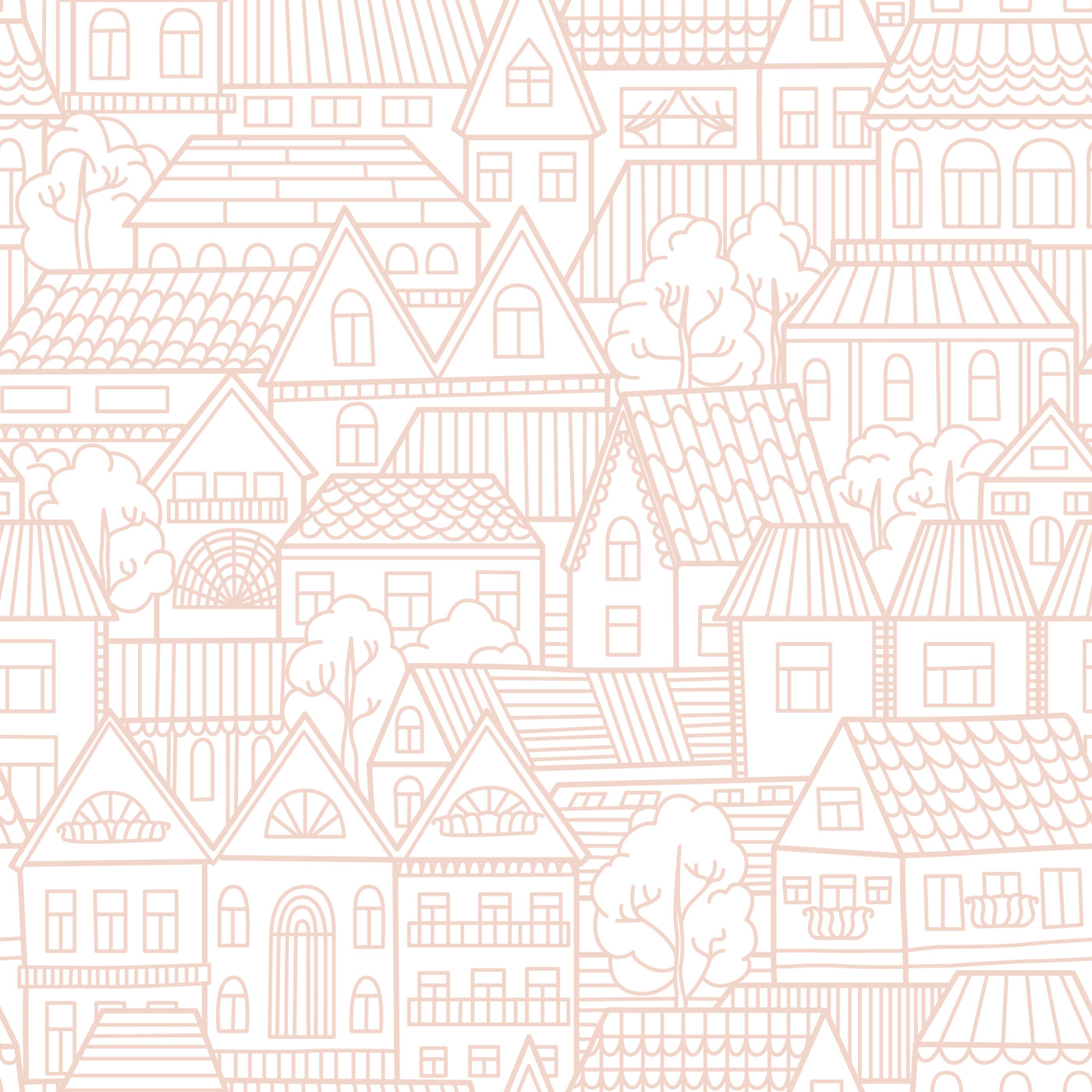 Tiny Township Wallpaper