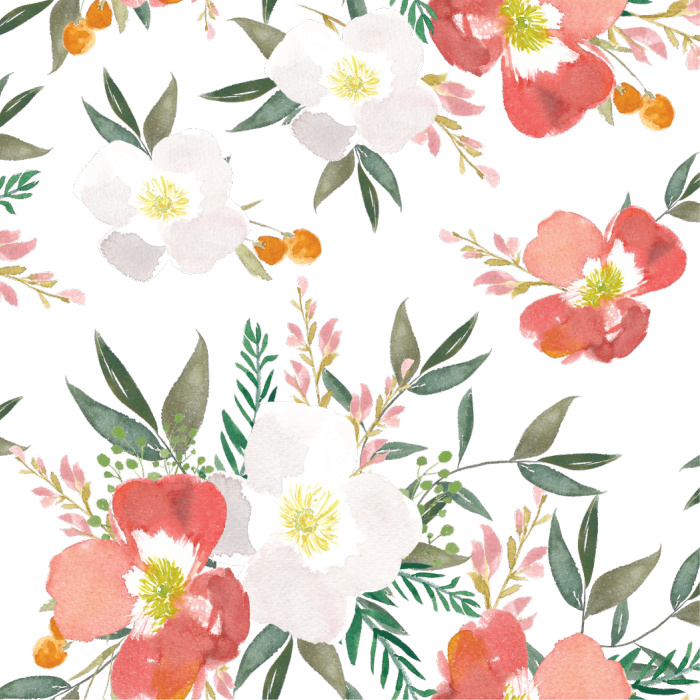 Our Watercolor Roses Peel And Stick Removable Wallpaper brings the feel of nature to your home!